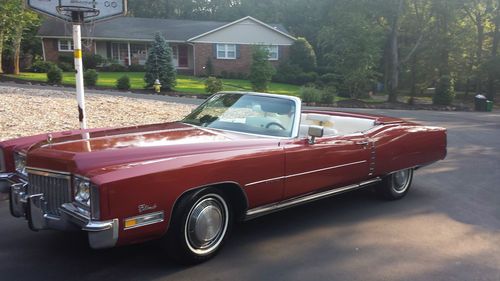 1972 cadillac eldorado convertiblr