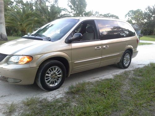 2001 chrysler town &amp; country limited mini passenger van 4-door 3.8l