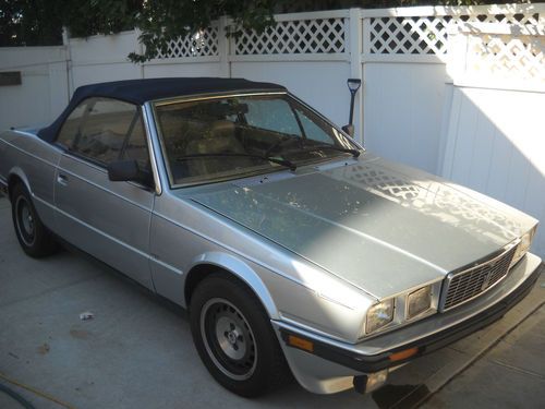 1987 maserati spyder covertible