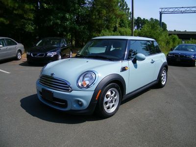 13 cooper ice blue black leather auto warranty aux input cd r56 hatch