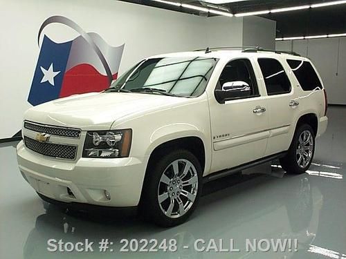 2008 chevy tahoe ltz sunroof nav dvd rear cam 22's 62k texas direct auto