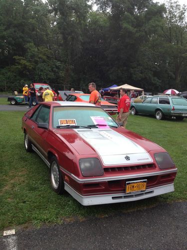 1985 dodge shelby charger, refurbished, 2nd owner