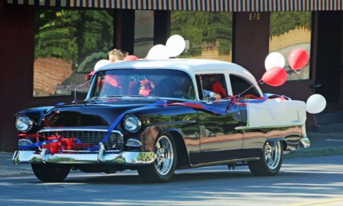 1955 chevy hot rod, a real beauty!