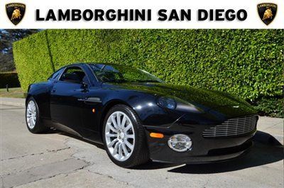 2003 aston martin v12 vanquish. black over black. 17k miles. san diego.