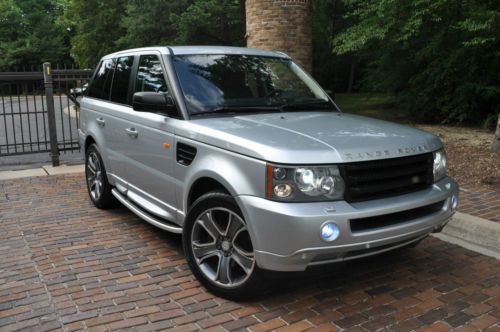 2006 range rover sport/no reserve/awd/leather/navi/dvd/xenon/salvage/rebuilt