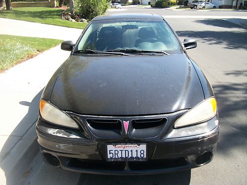 2001 pontiac gran am gt black 2-door coupe 141,511 miles temecula, ca 92592