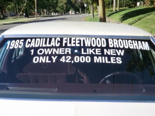 1985 CADILLAC FLEETWOOD BROUGHAM LUXURY ONLY 42K ORIGINAL MILES CRUSH VELVET, US $6,495.00, image 4