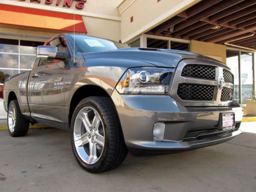 2013 ram 1500 regular cab r/t, 1k miles, hemi, 22&#034; wheels, more!