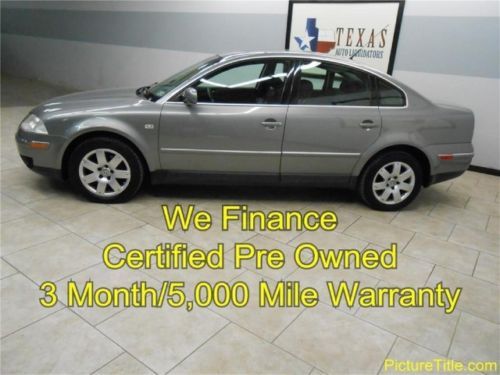03 passat glx 4motion awd leather heated seats sunroof warranty finance texas
