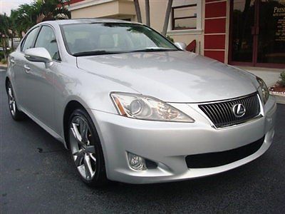 2009 lexus is250 sport sedan sunroof v6 push button start automatic