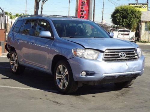 2008 toyota highlander sport damaged salvage runs! loaded l@@k! export welcome!!