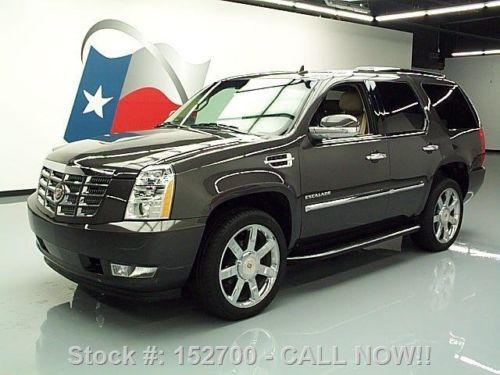 2010 cadillac escalade luxury sunroof nav rear cam 14k texas direct auto