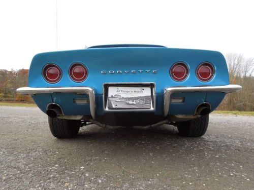 1968 Corvette 427 / 390HP BIG BLOCK -- Le Mans Blue 44,400 miles!!, image 10
