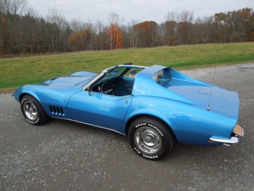 1968 Corvette 427 / 390HP BIG BLOCK -- Le Mans Blue 44,400 miles!!, image 12