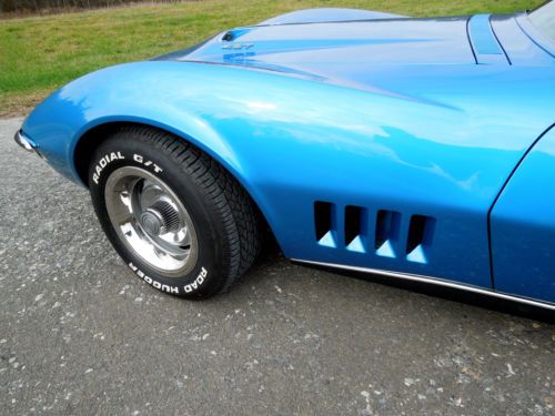 1968 Corvette 427 / 390HP BIG BLOCK -- Le Mans Blue 44,400 miles!!, image 18