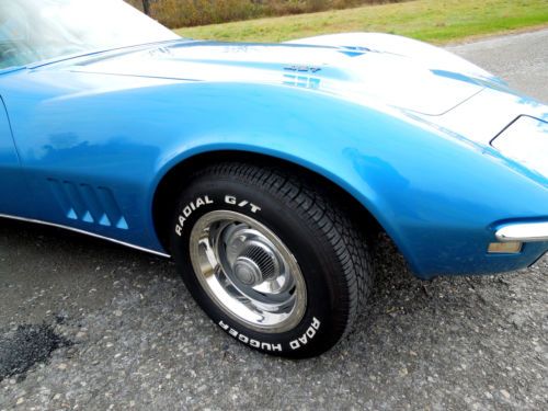 1968 Corvette 427 / 390HP BIG BLOCK -- Le Mans Blue 44,400 miles!!, image 21