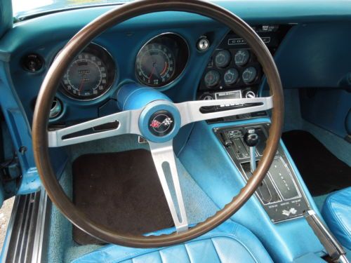 1968 Corvette 427 / 390HP BIG BLOCK -- Le Mans Blue 44,400 miles!!, image 39