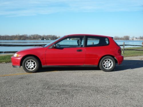 1995 honda civic vx hatchback 3-door 1.5l - 55 mpg!!!!