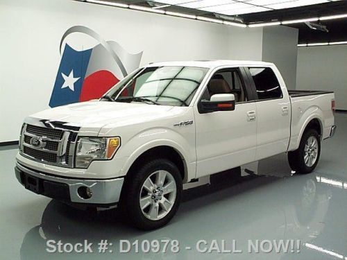 2010 ford f-150 lariat crew sunroof nav rear cam 71k mi texas direct auto