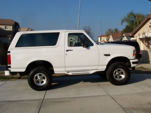 1995 ford bronco xlt sport utility 2-door 5.8l