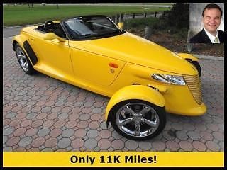 2000 plymouth prowler 2dr roadster, auto, only 11k miles, wheels