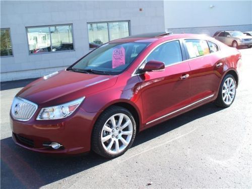 2011 buick lacrosse cxs red jewel tintcoat on titanium heated and cooled seats