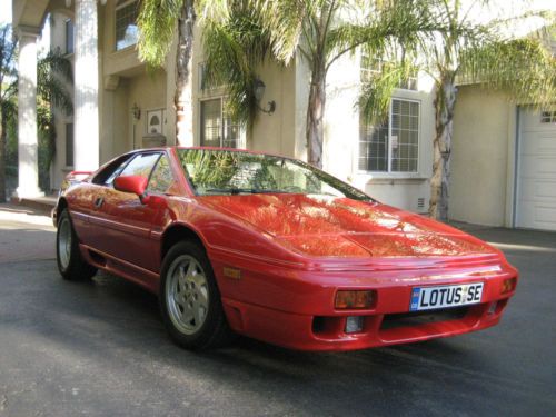 9,239 original miles 1989 lotus esprit se turbo !!!