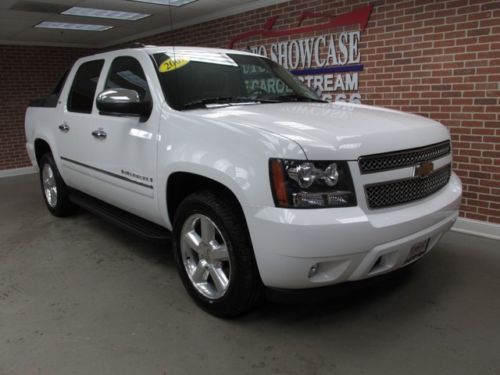 2009 chevrolet avalanche ltz 4x4 summit white low miles