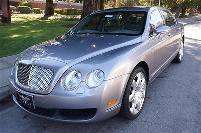 2007 bentley flying spur mulliner,silver/gray,serviced