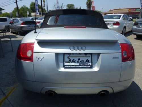 Audi TT Roadster Quattro 6 Speed Manual Silver 63851 4-Cylinder 1.8L L4 DOHC 20V, image 2