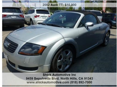 Audi TT Roadster Quattro 6 Speed Manual Silver 63851 4-Cylinder 1.8L L4 DOHC 20V, image 3