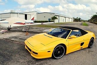 1997 ferrari f 355 spyder scuderia challenge f1 racing formula leather