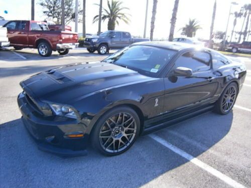 2012 ford mustang shelby gt500 5.4l v8 rwd leather recaro shaker low reserve a+