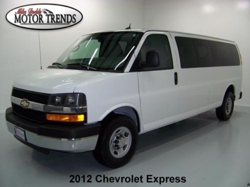 2012 chevy express g3500 15 passenger lt 6.0 v8 cruise rear ac am fm cd 36k