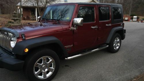 2007 jeep wrangler unlimited x sport utility 4-door 3.8l