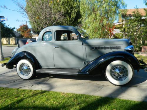 Find used beautiful 1935 plymouth PJ deluxe model rumble seat 2 door ...