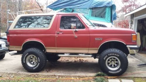 1989 ford bronco eddie bauer edition, 4x4