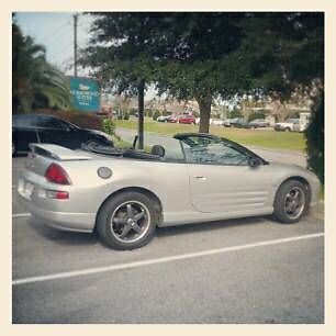 2001 mitsubishi eclipse spyder gt convertible 2-door v6 5 speed