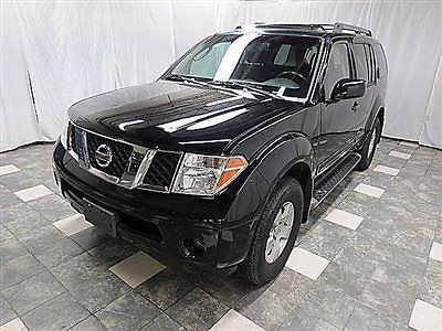 2007 nissan pathfinder 4x4 se sunroof 3rd row seats cd running boards