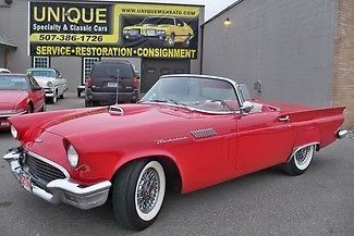 1957 red convertible!