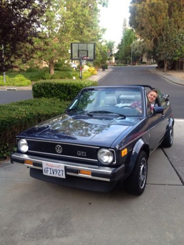 1986 volkswagen cabriolet wolfsburg edition leather convertible 2-door 1.8l