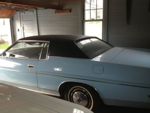 1972 ford galaxie 500: under 24,000 miles!! 400 cruiser!