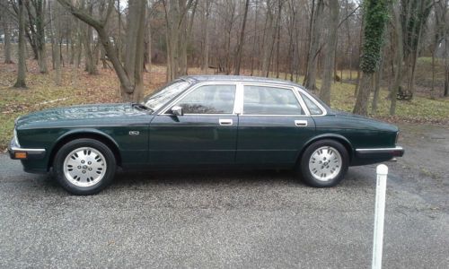 Classic original green 1994 jaguar xj6