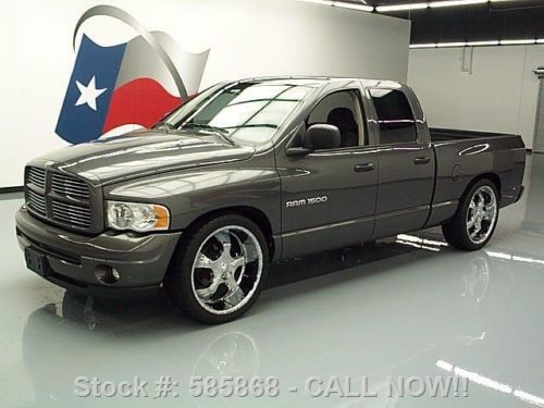 2003 dodge ram slt quad custom audio dvd 24&#034; wheels 55k texas direct auto