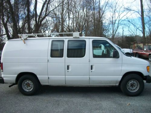 2003 ford e-150 base standard cargo van 2-door 4.6l no reserve