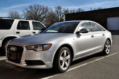 2012 audi a6 quattro premium plus 3.0l, climate pack, blind spot assist, warrant