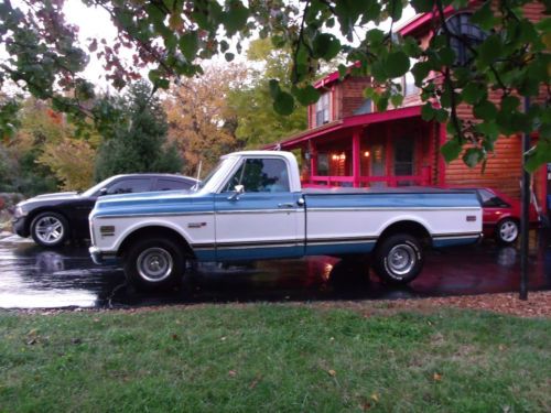 72 chevy cheyenne super c10 unmolested, time capsule 1/2 ton long bed no reserve