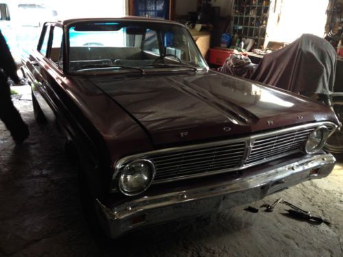 1965 ford falcon 2 door, 170-6 cylinder 3 on the tree