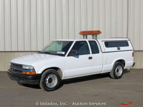 2003 chevrolet s10 pickup truck 4.3l v6 gasoline 4-spd automatic a/c ext. cab