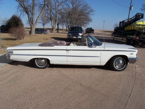 1963 ford galaxie 500 xl convertible, z code thunderbird 390, fresh mechanicals.